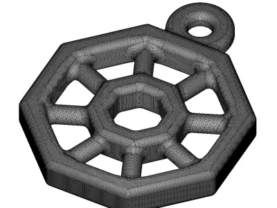 Luxurious Pendant 3D print model