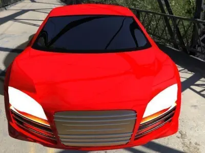 audi r8 Free 3D model