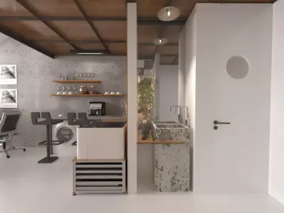 duplex apartment 3D model