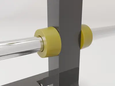 Weight Plates Stand 3D model