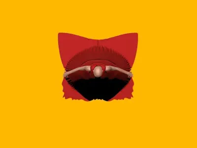 Female Body Builder 3D model