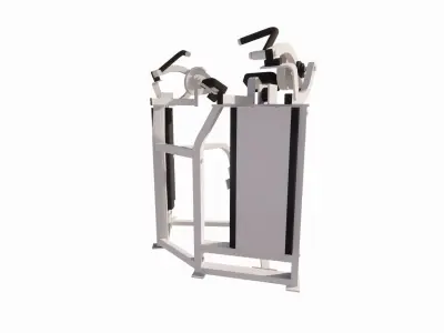 Gym Equipments-gym by Bodysolid-Machine the gym 3D model