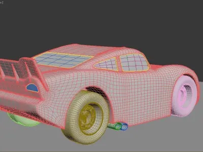 Lightning McQueen  3D model