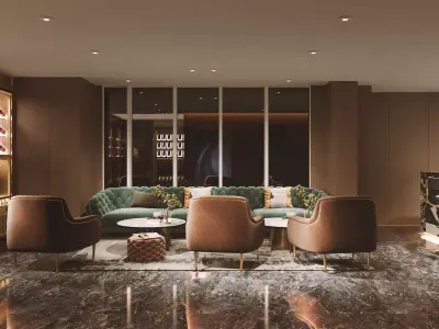 Modern club bar and cigar bar Low-poly 3D model