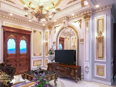 Luxury Livingroom 3D model