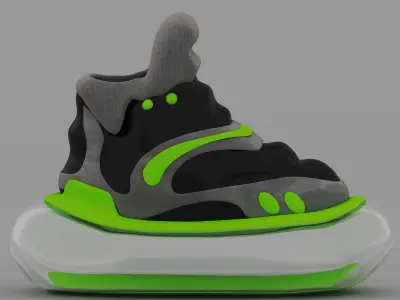 sport shoe Low-poly 3D model buy