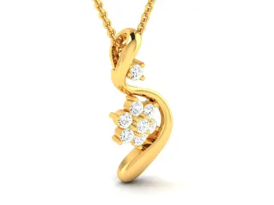 Women pendant 3dm stl render detail  3D print model