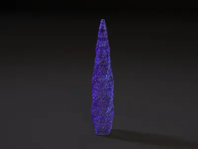 Christmas tree decor icicle 3D print model