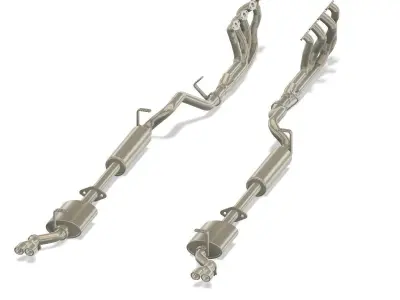 3d printable adaptable scale exhaust system 3D print model