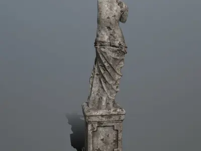 Venus de Milo Low-poly 3D model
