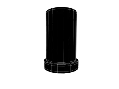 Pipe v3 003 Low-poly 3D model