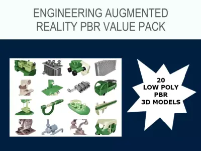 ENGINEERING AUGMENTED REALITY PBR VALUE PACK 3D Model Collection