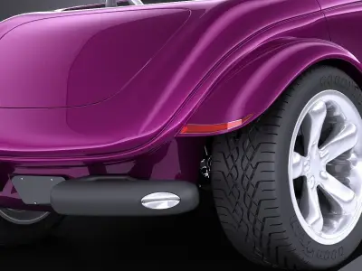 Plymouth Prowler Concept 1993 VRAY 3D model