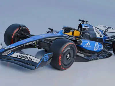 2025 F1 car concept     HP formula one team 3D model