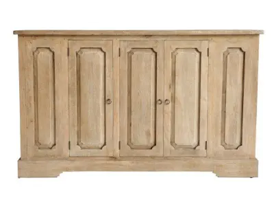 Pannell Wide Mango Sideboard 3D model