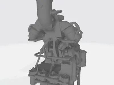 Old diesel generator HO Scale 3D Printable 3D print model