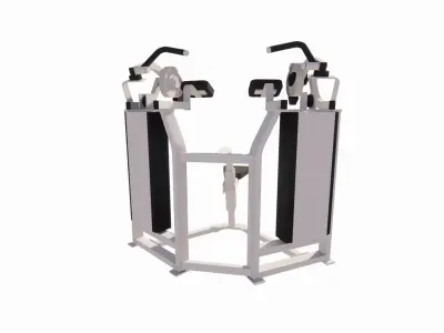 Gym Equipments-gym by Bodysolid-Machine the gym 3D model