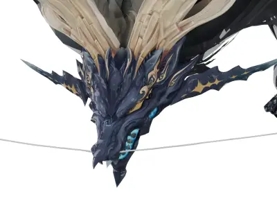 Ancient Dragon  Low-poly 3D model purchase