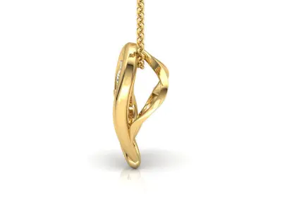 In Love Miracle Plate Pendant  3D print model