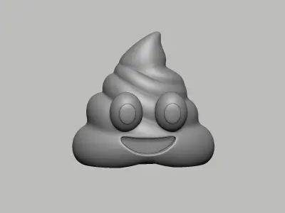 Emoji pile of poo Pile of poo decorative Perfect Gamer Gift 3D print model