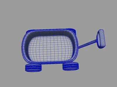 Toycar toy wagon 3D model