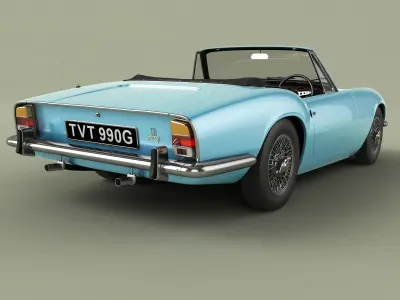 Triumph Fury 3D model
