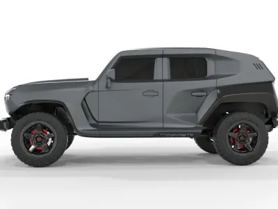 2020 Rezvani Tank X  3D model