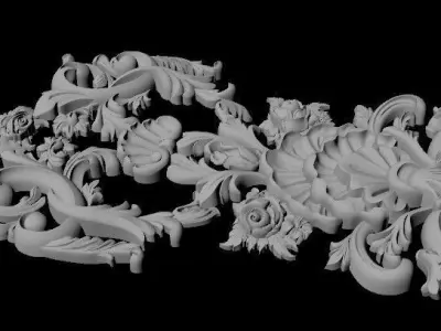 dekor ornament 3D model 22