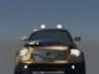 pick up car 3D model