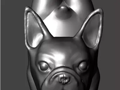 DOG YOGA 1 3D print model