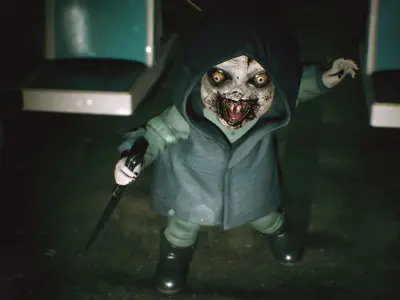 Horror Villains Pack 2 - Rigged and Animated Low-poly 3D model