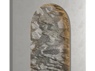 Wall Panel Set 01 3D model