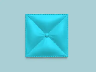 Wall Panel A12 Leather Texture - Interior Design Decoration 3D print model