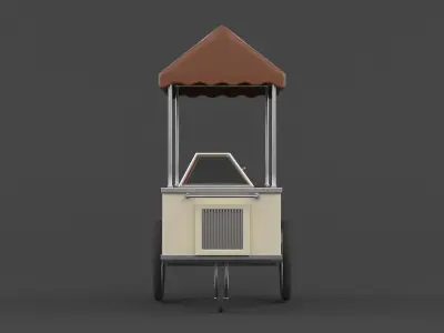 Ice Cream Cart 3D model