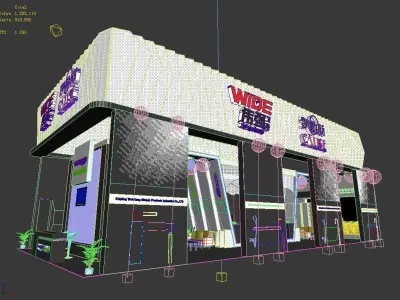 Exhibition - Area -22X10-3DMAX2009-07 3D model