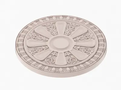 Classic Ceiling Medallion 62 3D model
