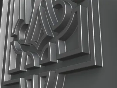 3D Emblem of Ukraine print 3D print model