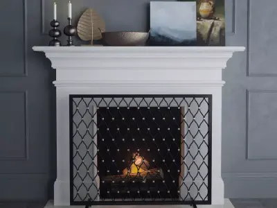 Fireplace 2 3D model