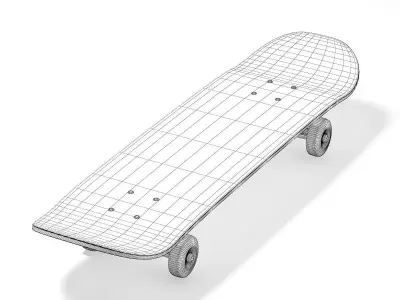 Skateboard 3D model