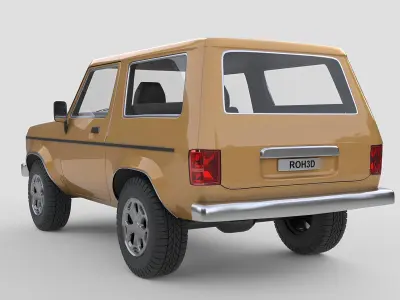 Generic SUV Car 1987 3D model
