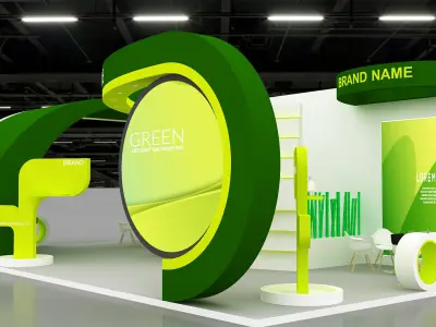 3D Model Exhibition Booth 3D model purchase