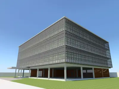Box office 3D model