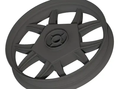 Carbon Fiber Wheel Rim 3D print model