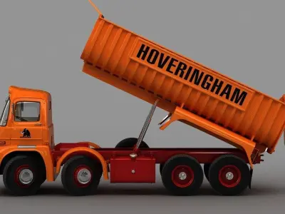Foden S21 Hoveringham Tipper Truck  1962 3D model