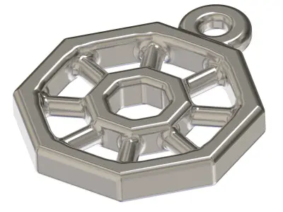 Luxurious Pendant 3D print model