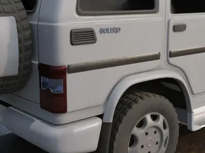OLD MAHINDRA BOLERO 3D MODEL 3D model