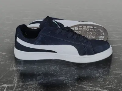 PUMA 3D SHOES - BASKET - SUEDE Low-poly 3D model