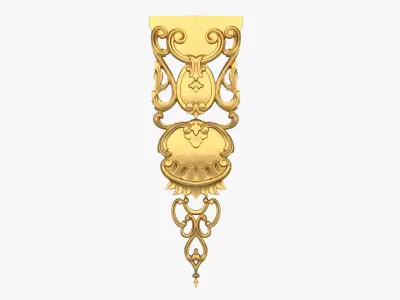 Classic decor ornament 272  3D print model