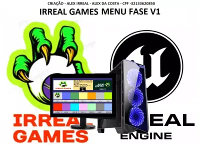 MENU FASE GAMES TO UNREAL ENGINE 3D model