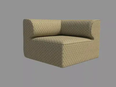Single Sofa Chair 3D model